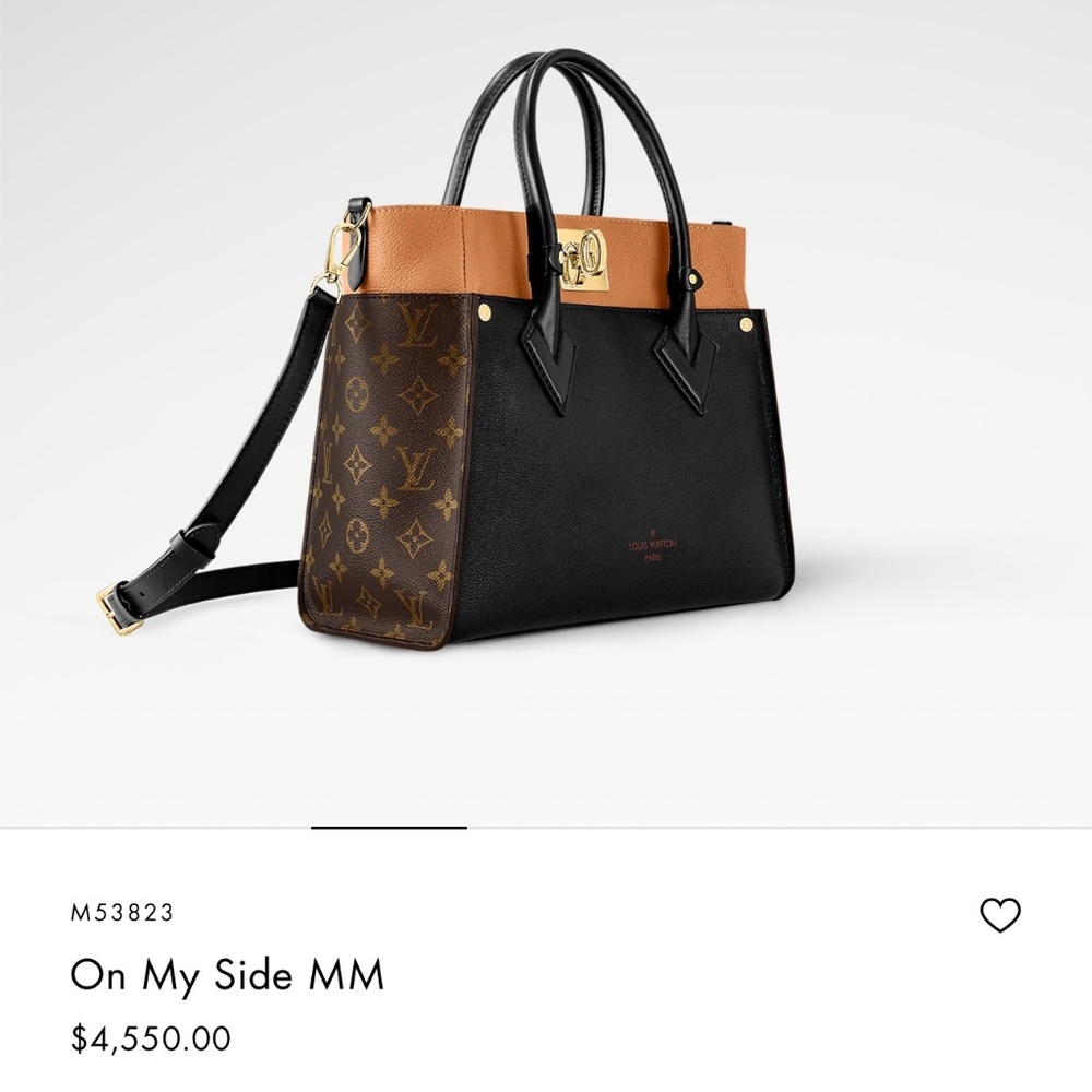 Louis Vuitton - ON MY SIDE NOIR - includes box and shopping bag